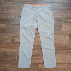 Macade Pants Mens 38x32‎ Grey Golf Performance Stretch Nylon Hybrid Flex Casual